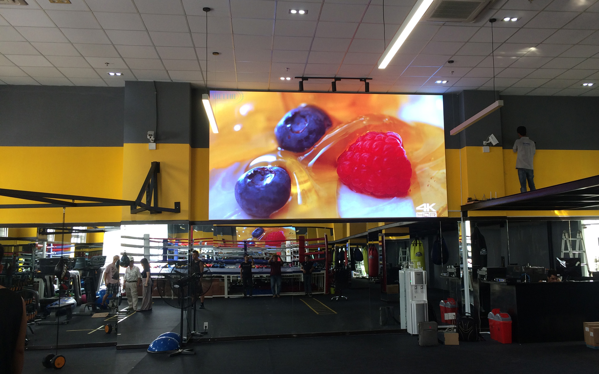MÀN HÌNH LED P2.5 - Trung tâm VSP Boxing Gym, Q1 | Display