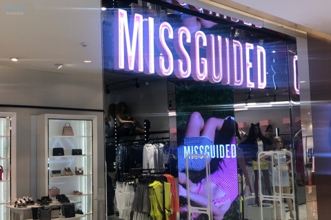 MÀN HÌNH LED P3 - MISSGUIDED SÀI GÒN CENTER Q1, HCM